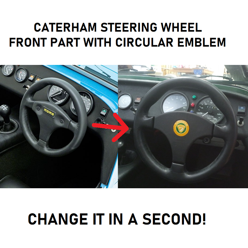 Caterham Steering Wheel with Emblem